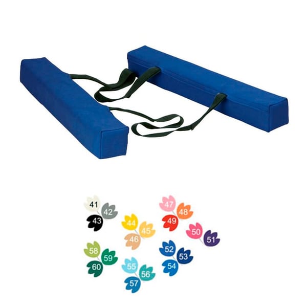 Cojines apoyabrazos para camillas plegables (60 x 7 cm)